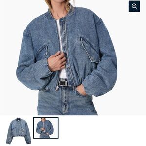rag & bone Indigo Bomber Jacket